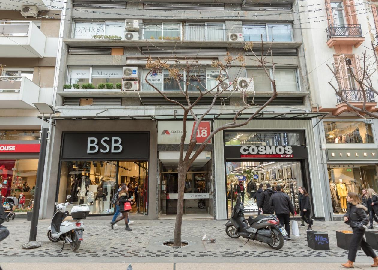 Appartamento Ag.Sofias Pedestrian Area Luxury Ap. & Big Balcony Salonicco Esterno foto